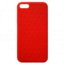Capa para iPhone 6 - Case Silicone Padrão Apple 3D Vermelha
